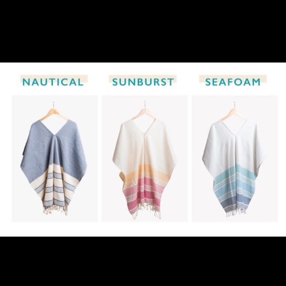 NWT Tribe Alive Caftan coverup seafoam - Picture 12 of 12